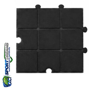 Piso de Caucho Modular 50 × 50 cm