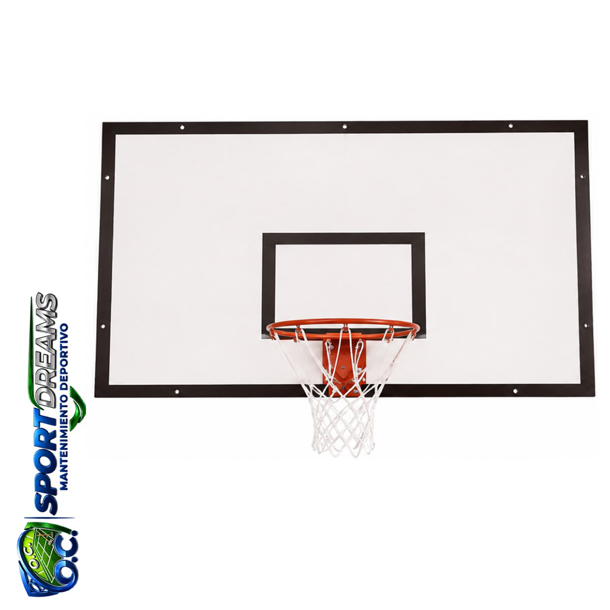 Tablero de Baloncesto en Fibra de Vidrio o Acrílico