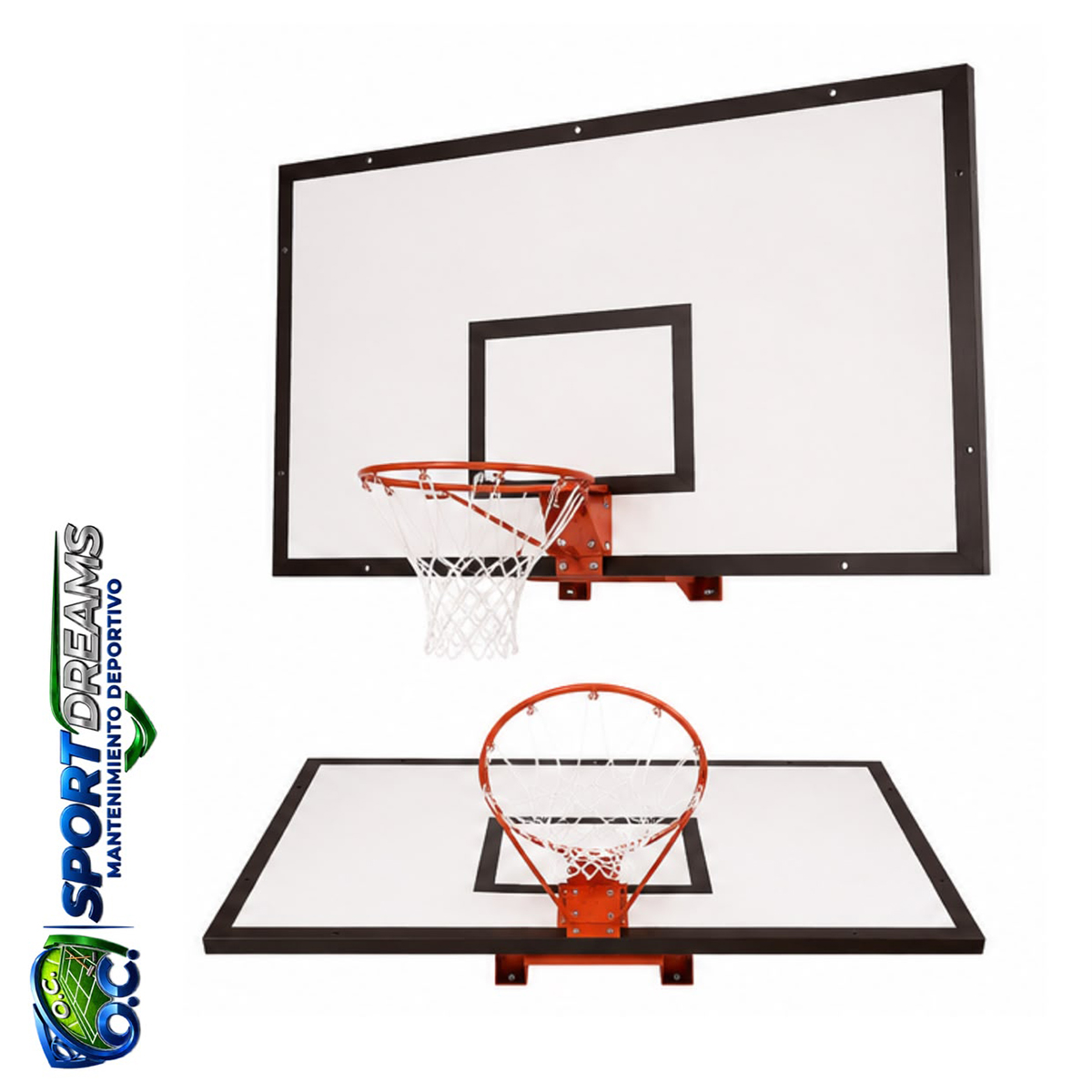 Tablero de Baloncesto en Fibra de Vidrio o Acrílico - Imagen 3